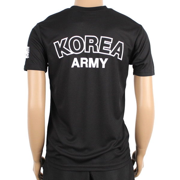 쿨론 백마 ROKA 로카반팔티 검정 로카티 군인 군용 군대 티셔츠